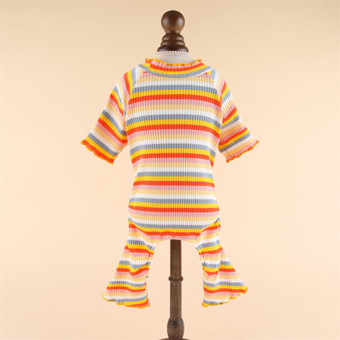 Puppy Clothes, Spring And Autumn Bottoming Shirts, Summer Clothes, Thin Cotton Pet Clothes, Spring And Summer Cat Clothes